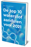 e-book cover de top 10 waterstof aandelen voor 2021